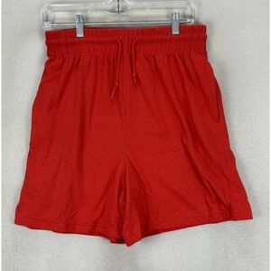 Vintage 90s Active‎ Elements Men's Sz Large Red Drawstring Shorts